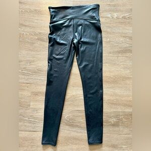 SPANX Faux Leather Leggings Size M - worn once!